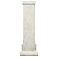 marble pedestals