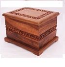 WOODEN COFFIN BOXES