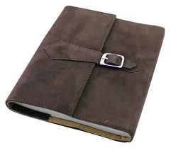 Leather Suede Journal With Buckle