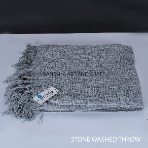 Dark Grey Throw Blankets