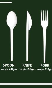 plastic spoons and forks