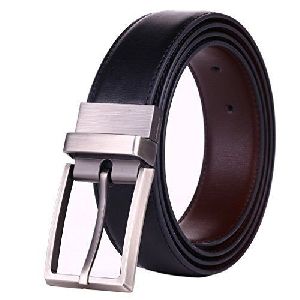 Mens Pure Leather Reversible Black Belts