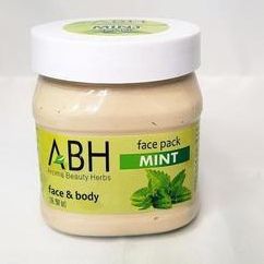 ABH Mint Face Pack, Feature : Fighting Acne, Fresh Feeling, Gives Glowing Skin