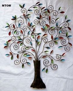 antique wall art tree