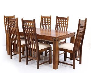 Solid wood six seated dining Set