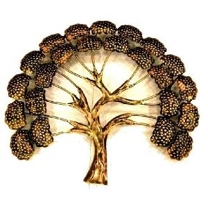 wall art tree in brown colour