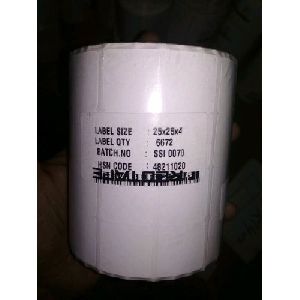 White Thermal Transfer Label Roll