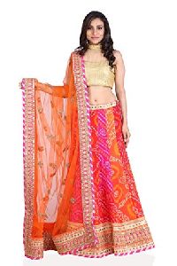 Bandhej Lehenga Choli