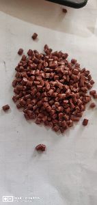 Red Raffia Plastic Granules