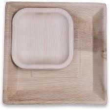 6 inch Areca Leaf Square Plate