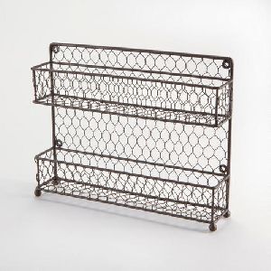 Wire Two Tier Spice Rack