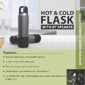 Hot & Cold Flask with Bluetooth Speaker