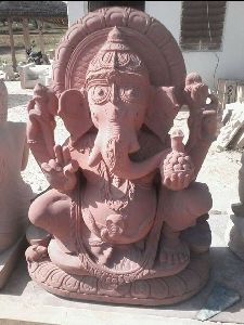 Sandstone Ganesha Statue