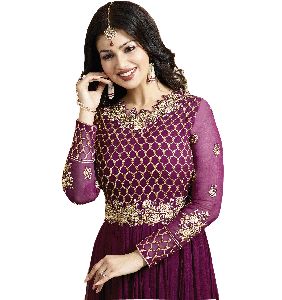 Anarkali Salwar Suits F1131 Purple