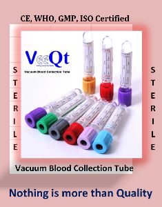 Vacuum Blood Collection Tube. Sterile