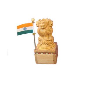 Wooden Ashoka Pillar