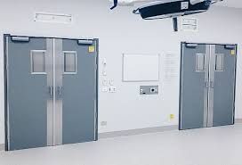 Galvanized Finished Non Polished Stainless Steel Lead Lining Doors, For Clinical Use, Hospital Use, Offices