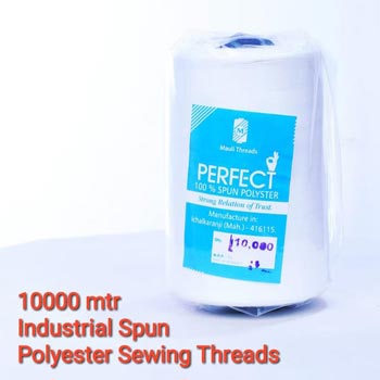 Multi Color 10000mtr polyester sewing threads