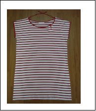 Ladies Striped Night T-Shirts