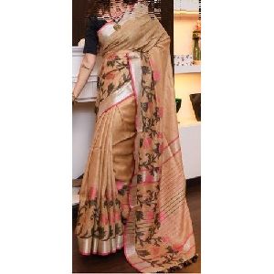 Designer Party Wear Cotton Saree