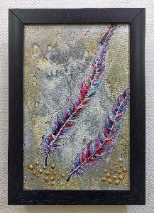 Feather Abstract Painting