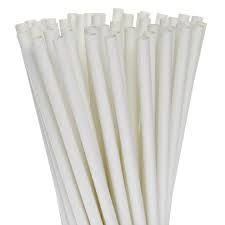 Plain Paper Straws