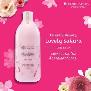 ORIENTAL PRINCESS LOVELY SAKURA BODY LOTION (400 ml) REVIIEW