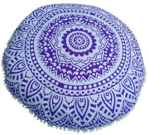 Purple Ombre Mandala Cushion Cover