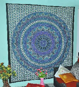 Floral Indian Mandala Tapestry