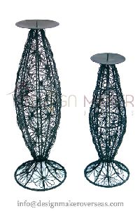 Metal Wire Candle Stand