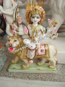 marble durga statue