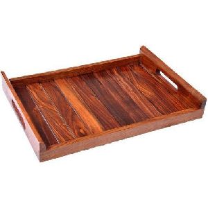 Brown Wooden Serving Tray
