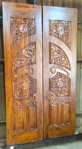 Teak Wood Carving Door