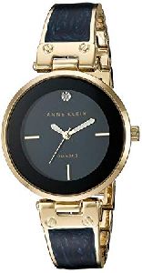 Anne Klein Womens Diamond-Accented Bangle Watch