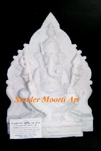 White Marble Ganesha Statues