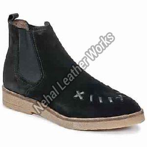 Saddled Creepers Black Woman Shoes Ankle Boots