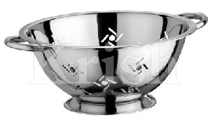 Deep Colander with Swastik Cuttings