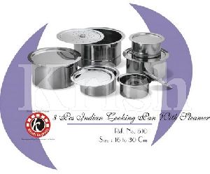 Indian Cooking Pan with Streamer - 8 Pcs