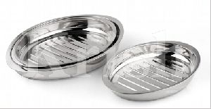 Oval Liner Roasting Tin With / Without Gril