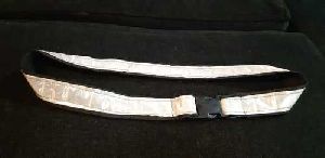 White Plain Card Lanyard Belt