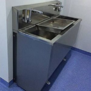 Innovative Foot Operated Scrub Station