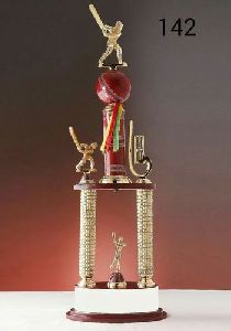 Acrylic Cricket Trophy