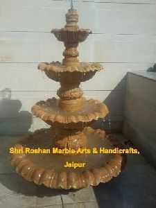 outdoor stone fountain