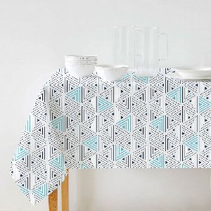 Blue Designer Tablecloth