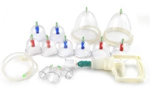 Vacuum Cupping Set, For Hospital, Personal, Clinical, Feature : Non Breakable, Optimum Quality