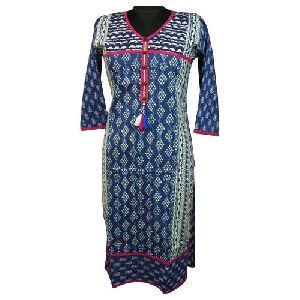 printed designer kurti