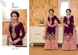 EBA LIFESTYLE HURMA VOL 26 GEORGETTE EMBROIDERY PALAZZO STYLE SALWAR SUIT