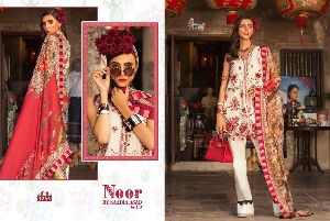 NOOR BY SAADIA ASAD VOL 2 OF SHREE FABS COTTON PRINT WITH EMBROIDERY PAKISTANI SUITS