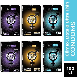 NottyBoy Climax Dots Ultra Thin Condom Pack of 100