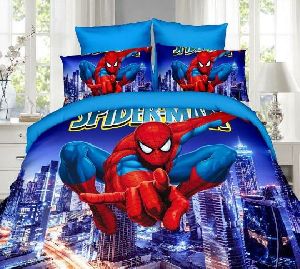 Cartoon Printed Bedsheet Set